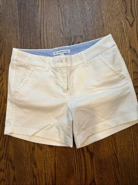 Southern Tide Women's White Chino Shorts